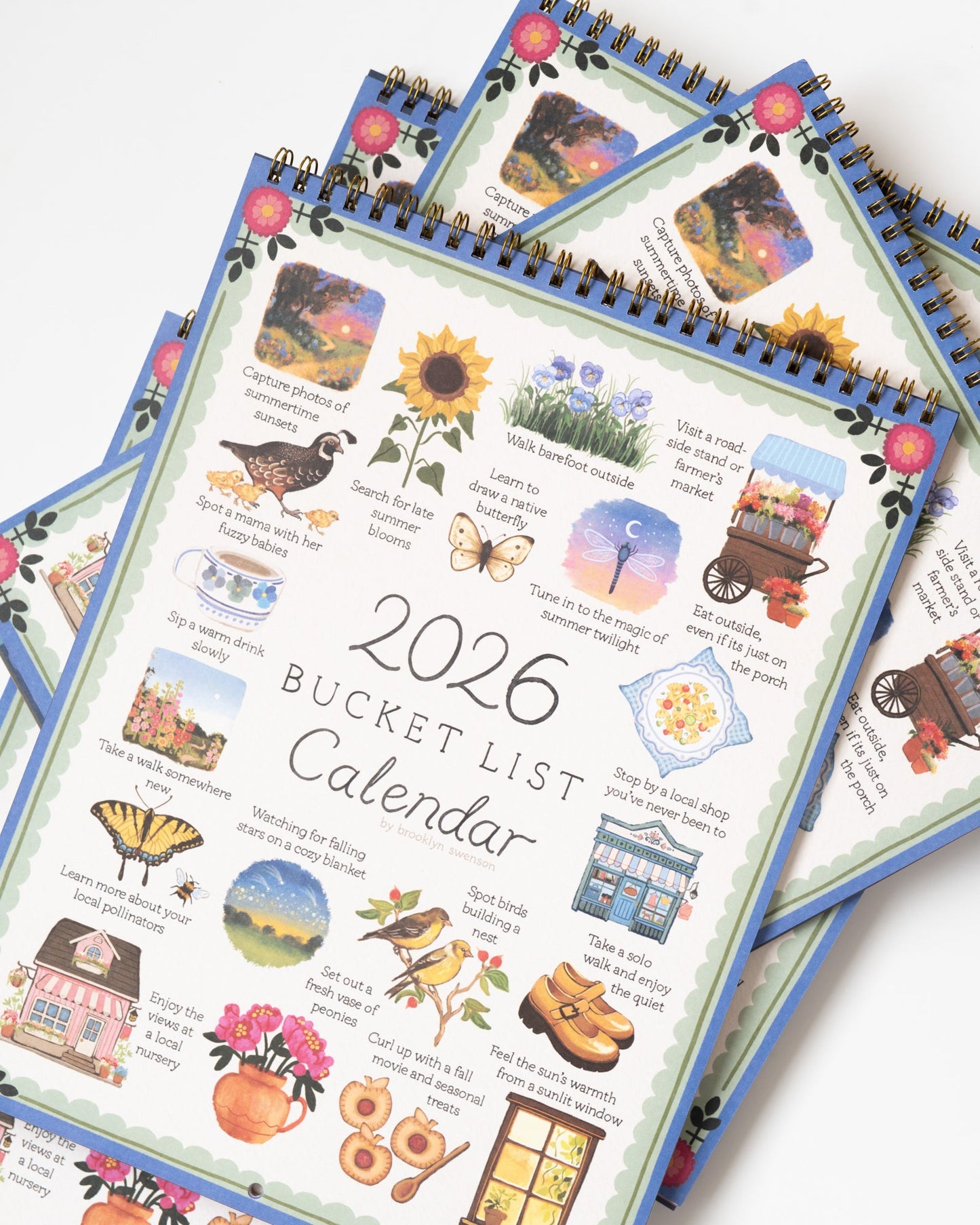 2026 Bucket List Calendar