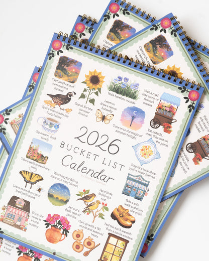 2026 Bucket List Calendar