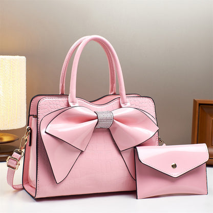 Avora™ Crocodile Bow Bucket Bag + Free Matching Purse