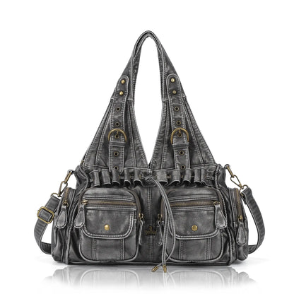 Retro Soft PU Work Shoulder Bag