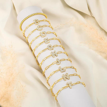 Avora™ Initial Bubble Bracelet Set