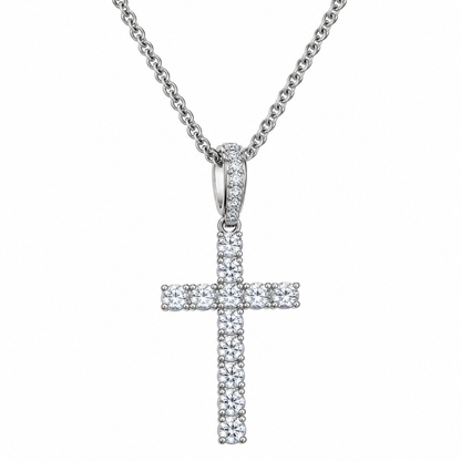 AVORA - ICED CROSS CHAIN
