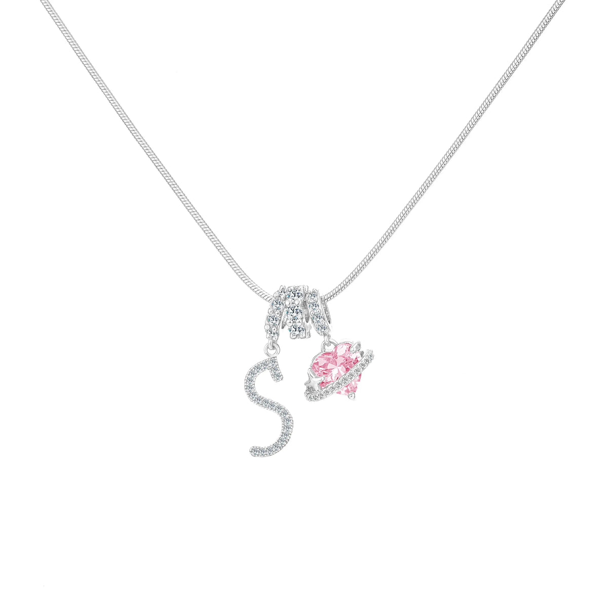 Avora | Initial Heart Necklace