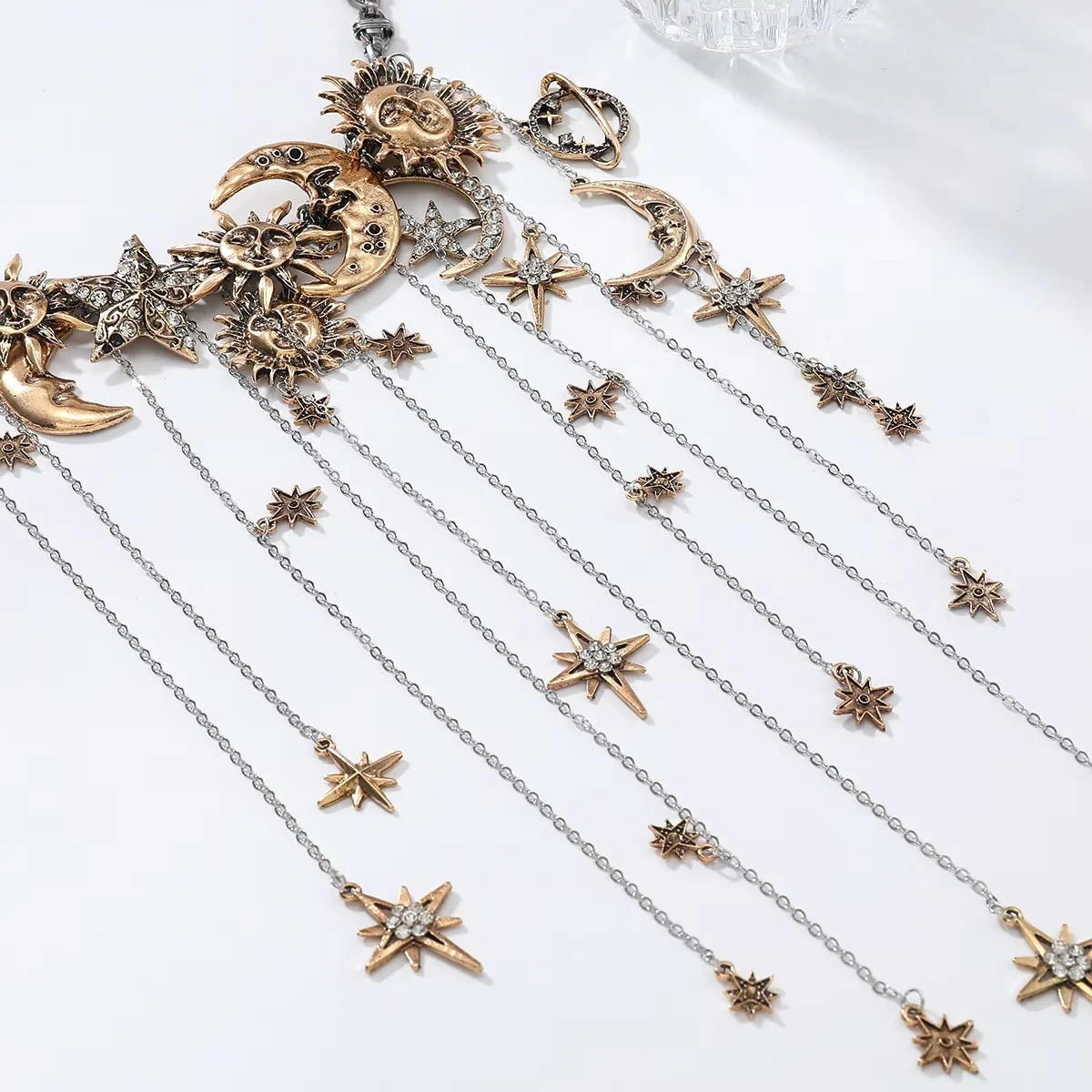 Sun & Moon Multi Pendant Necklace