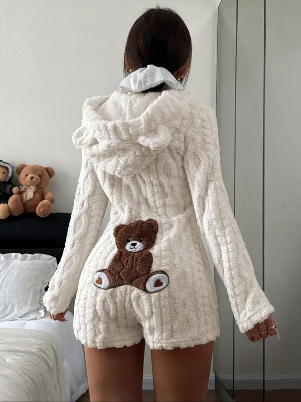 Avora™- Teddy Bear Hooded Onesie