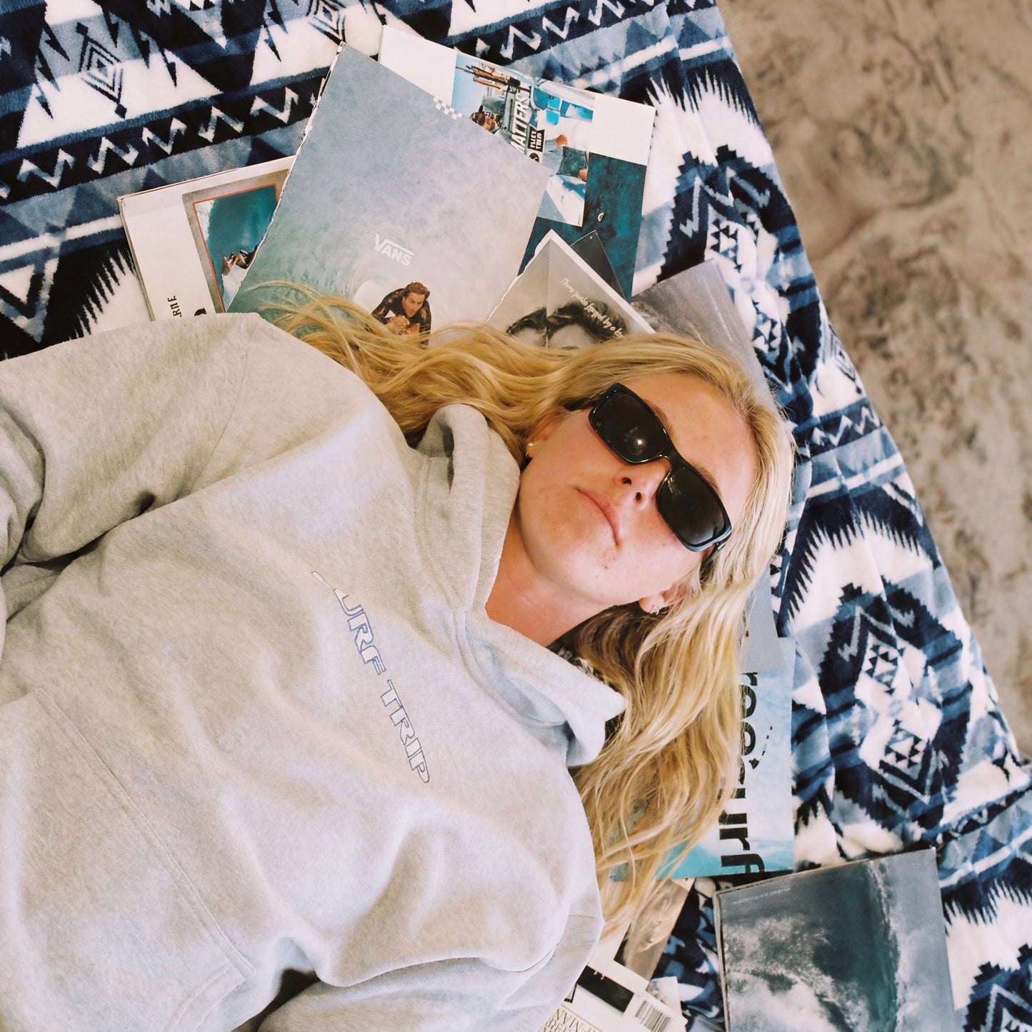 Exclusive Unisex Surf Trip Plaid Hoodie