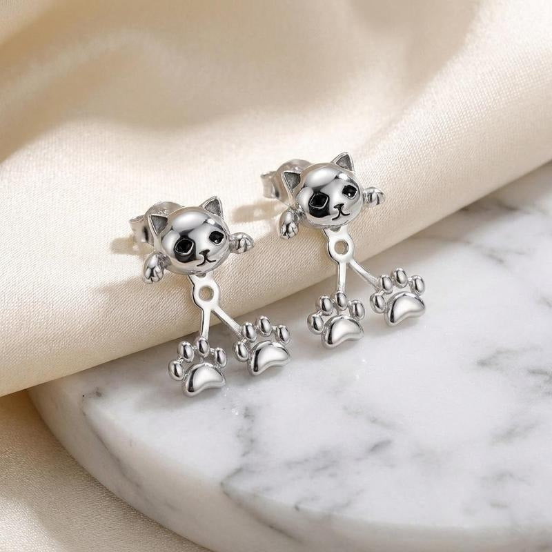 Quinsee | S925 Cat Earrings