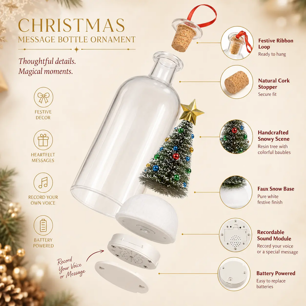 Avora | Record-a-Message Christmas Tree