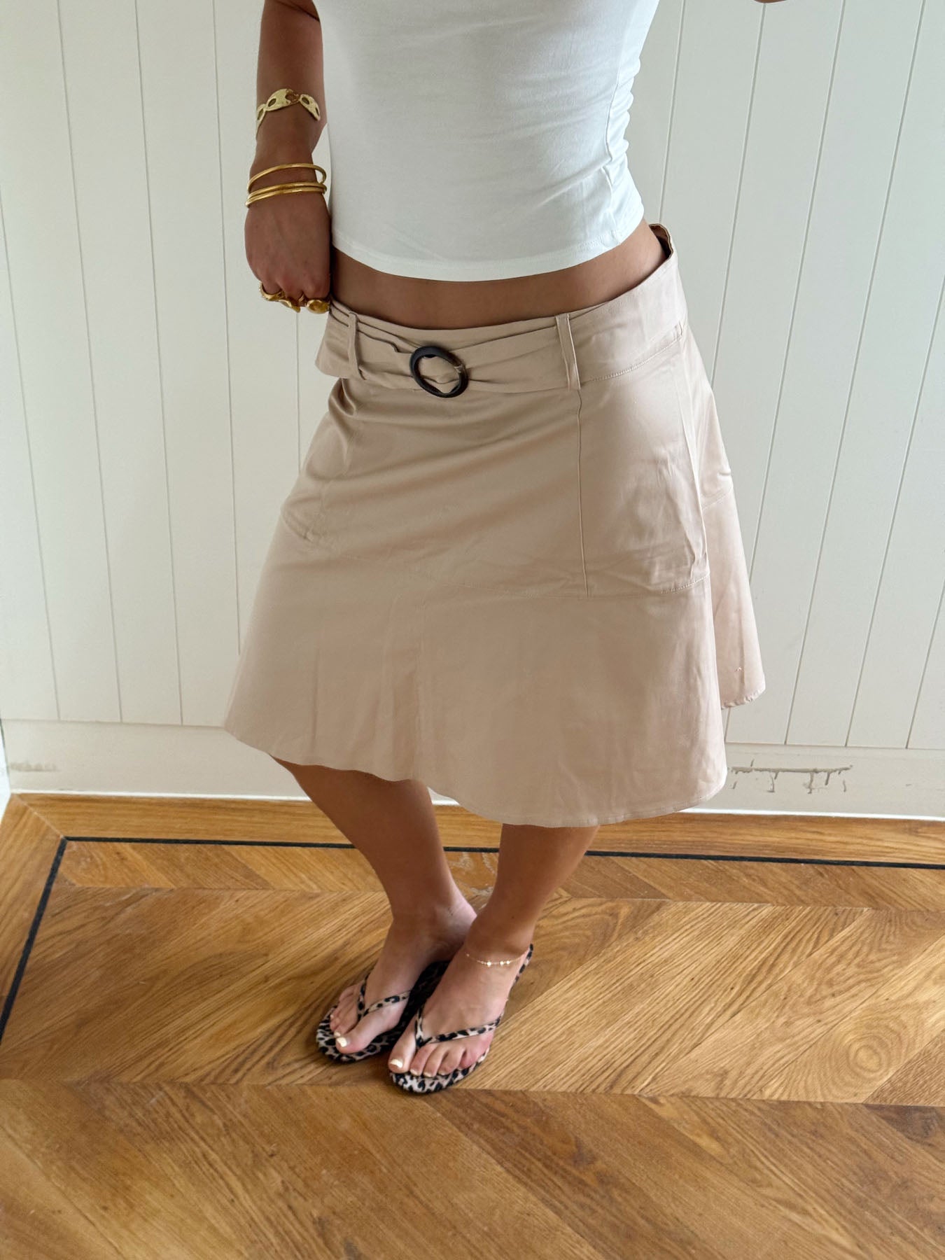 Scandivv skirt with belt