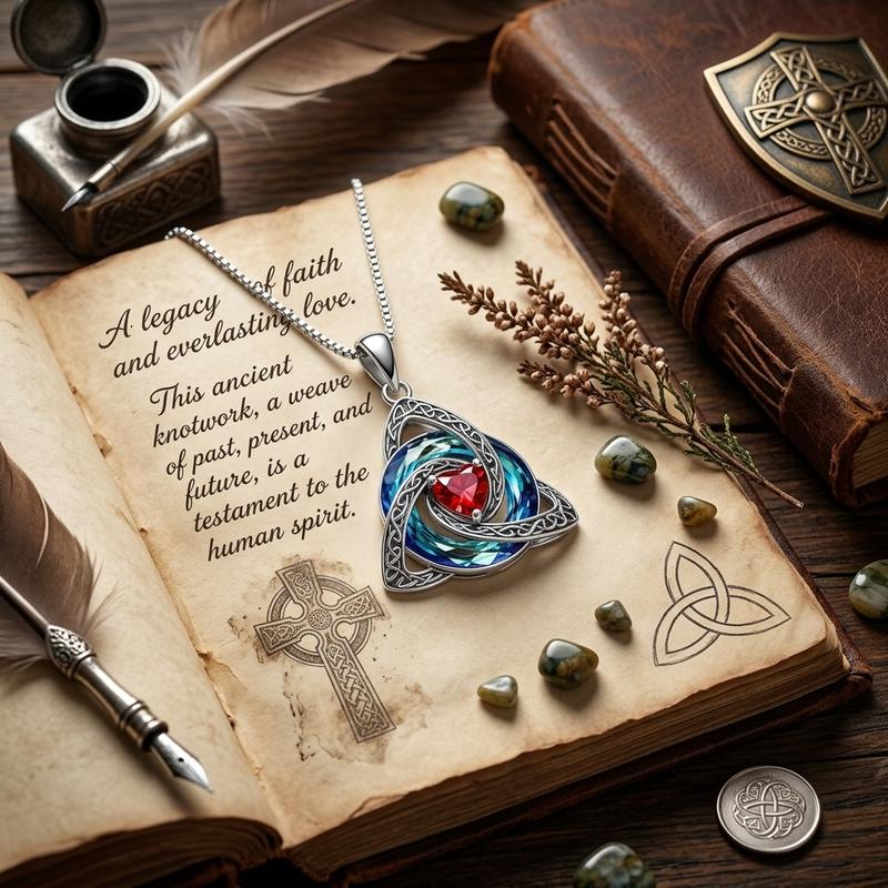 Avera™ Witch Knot Birthstone Necklace