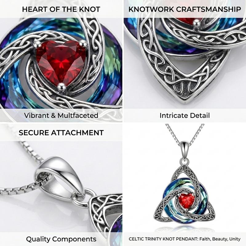Avera™ Witch Knot Birthstone Necklace