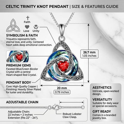 Avera™ Witch Knot Birthstone Necklace