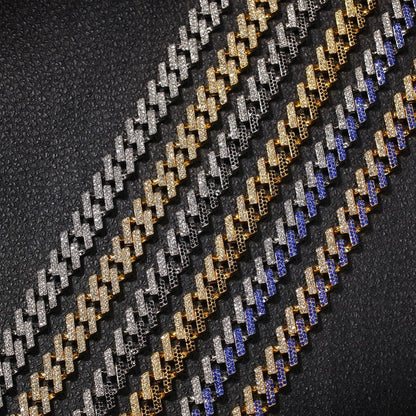 AVORA - ICED PRONG CUBAN CHAIN