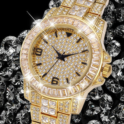 Iced Out Baguette Watch