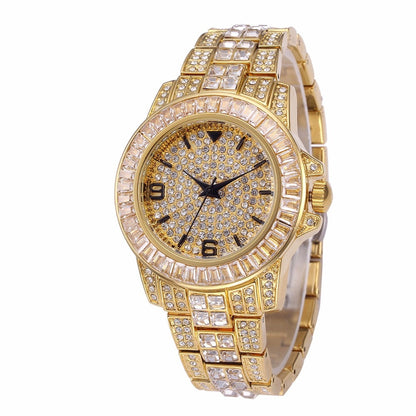Iced Out Baguette Watch