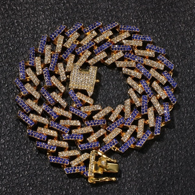 AVORA - ICED PRONG CUBAN CHAIN