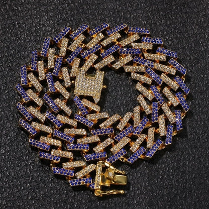 AVORA - ICED PRONG CUBAN CHAIN