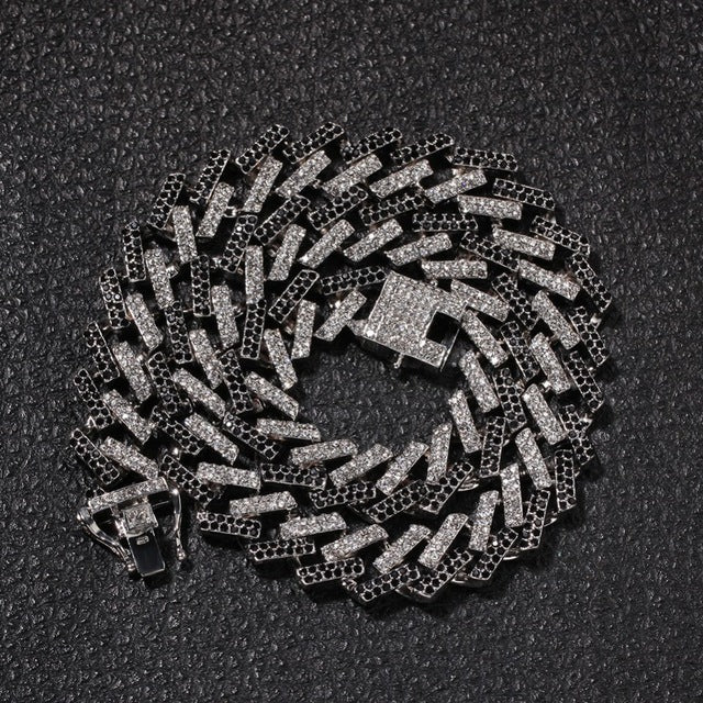 AVORA - ICED PRONG CUBAN CHAIN