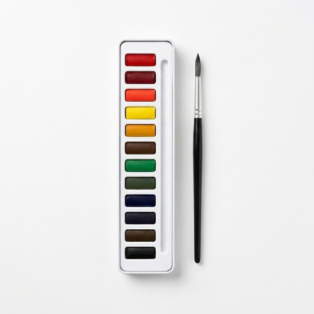 Set of 12 Colors + Brush