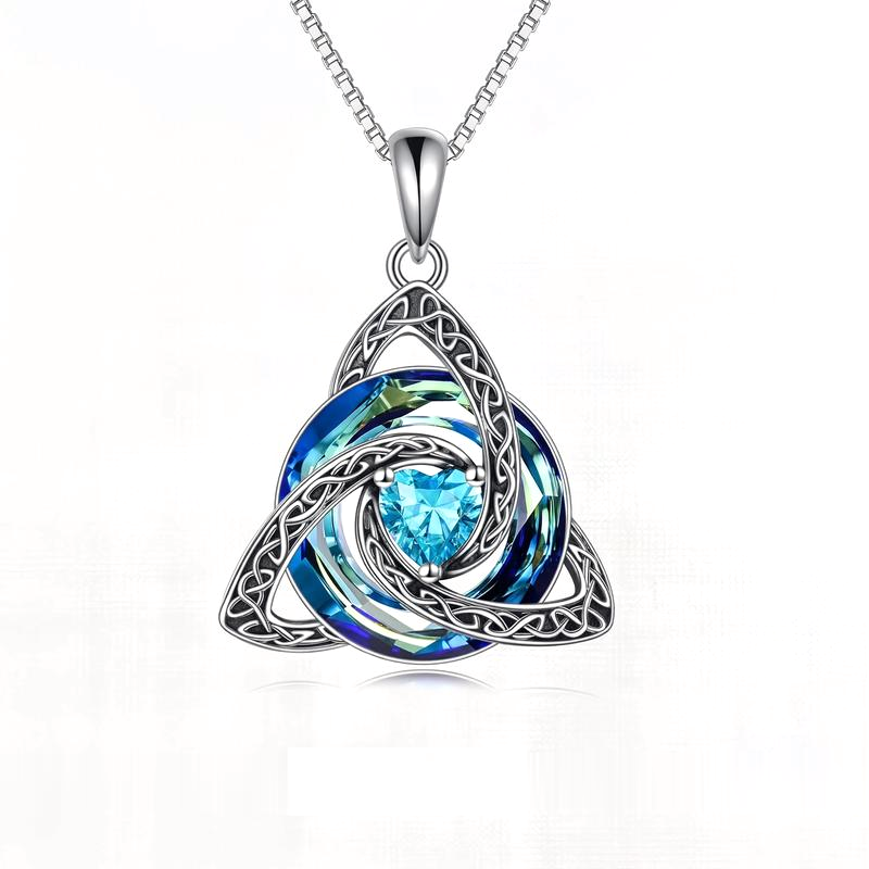 Avera™ Witch Knot Birthstone Necklace