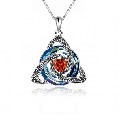 Avera™ Witch Knot Birthstone Necklace
