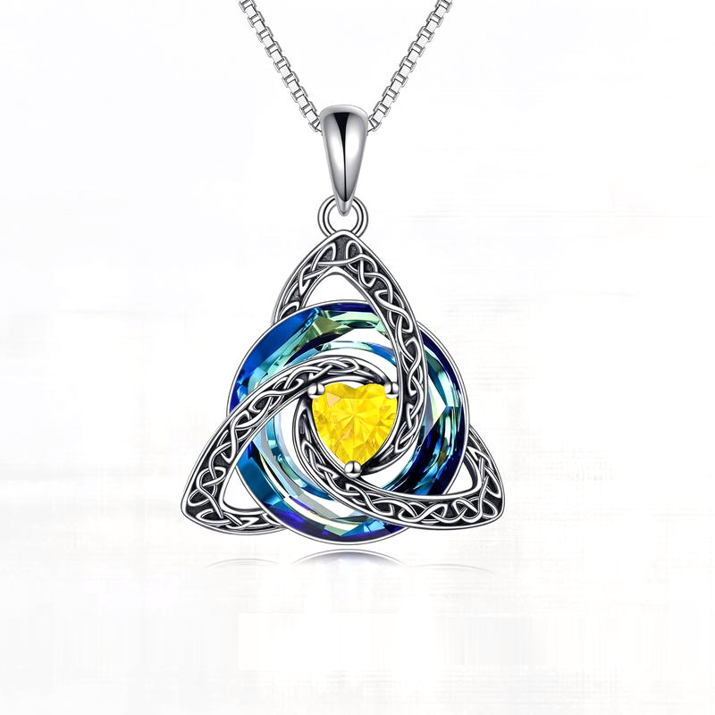 Avera™ Witch Knot Birthstone Necklace