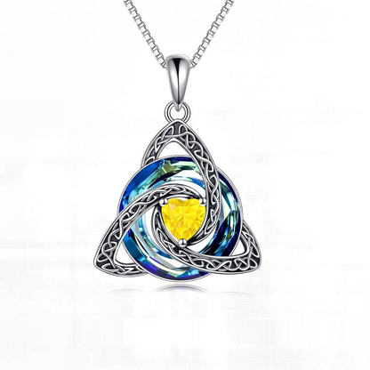 Avera™ Witch Knot Birthstone Necklace